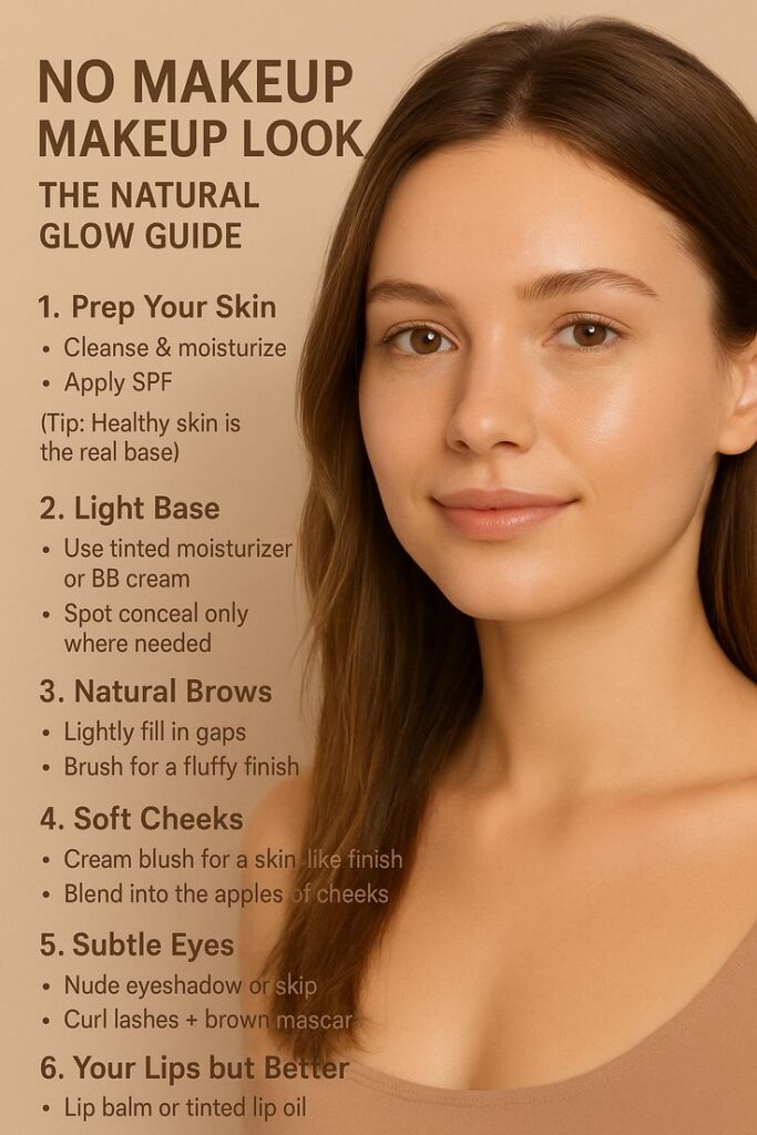 Flawless skin finish in no makeup makeup look by professional Makeup Artist